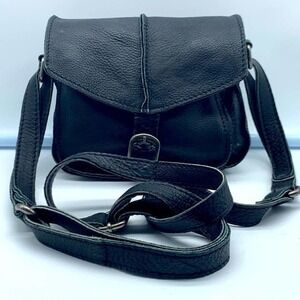 CUT N’PASTE Los Angeles black leather mini bag